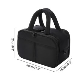 FUNANASUN Travel Toiletry Bag, Lightweight Toiletry Bag, Women's Cosmetic Bag, Large Dry and Wet Separation, Travel Bag with Handle for Essentials, Toiletries, Puffy Makeup Cosmetic Bag Organiser