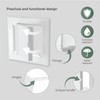 Vent Systems 4'' x 4'' Inch White - Pack of