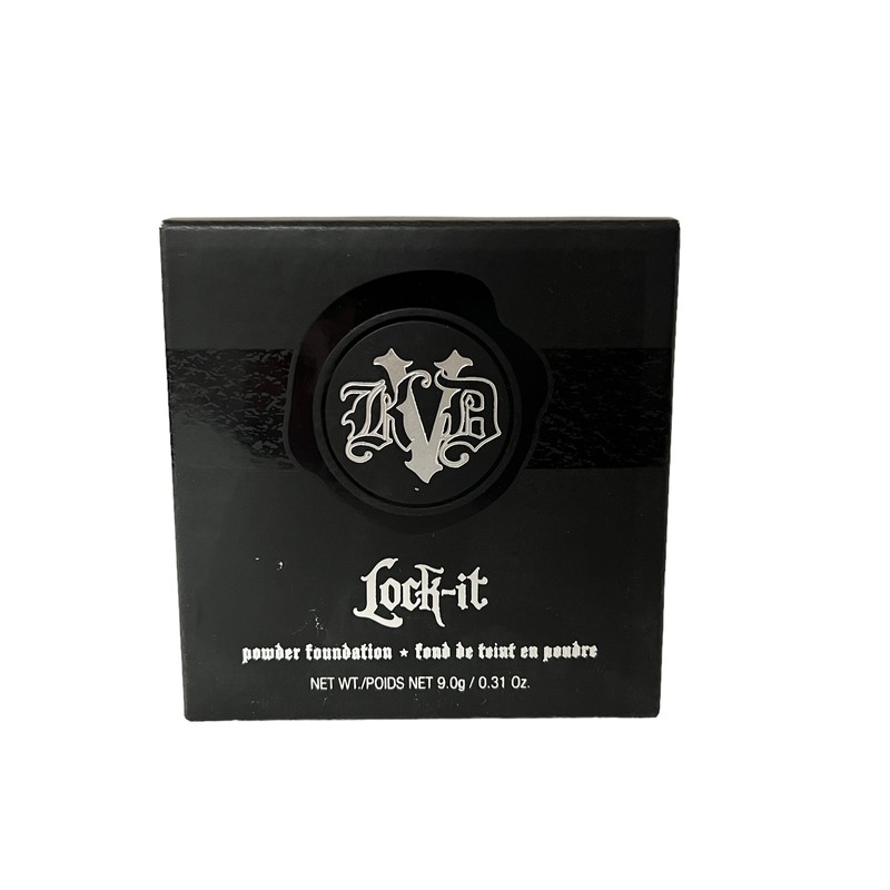 KVD Vegan Beauty Lock-it Powder Foundation Deep 195