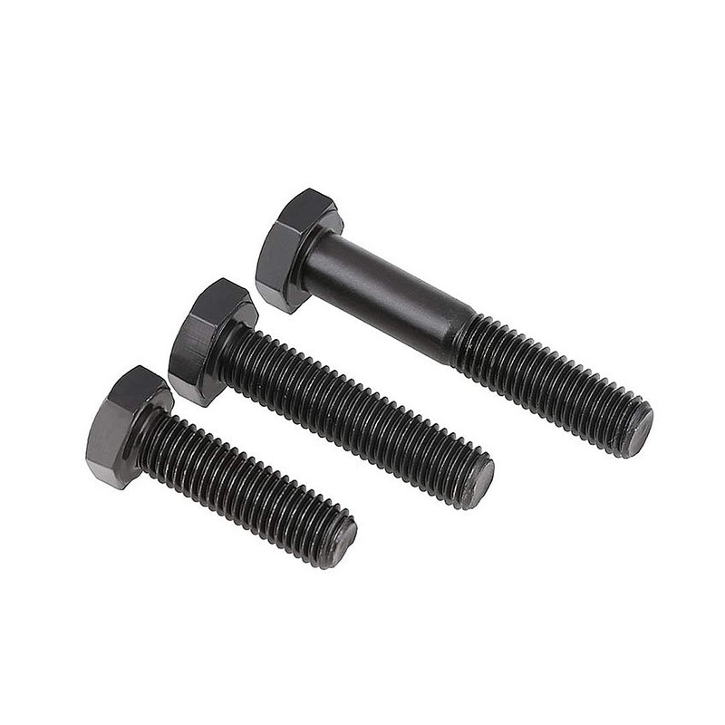 BOZONLI Hexagon Bolts Carbon Steel Fully Threaded Screws Black M10
