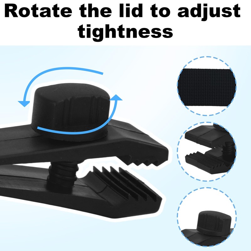 24pcs Pool Solar Cover Reel Attachment Kit, Inground Above Ground