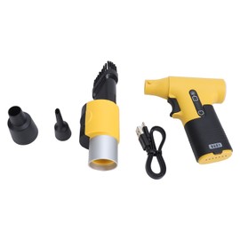 Jet Dryer Blower Portable Blowing and Suction Fan 130000rpm High Speed Brushless Motor Jet Fan for Outdoor Yellow