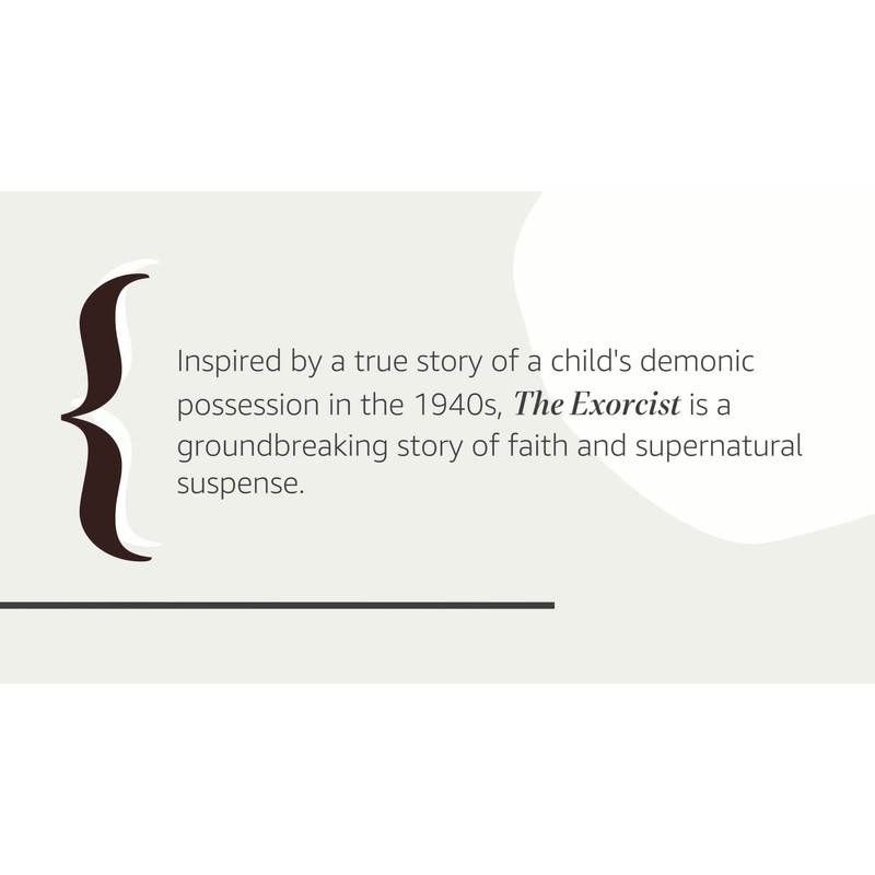 The Exorcist: A Novel