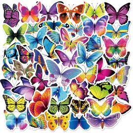 100 Butterfly Stickers, Butterfly Graffiti Stickers, Waterproof Stickers, Butterfly Decorative Stickers, Butterfly Stickers, Suitable For Decorating Diaries And Scrapbooks