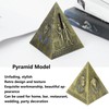 Egyptian Pyramid Model Green Bronze Large Retro Classic Exquisite Decorative