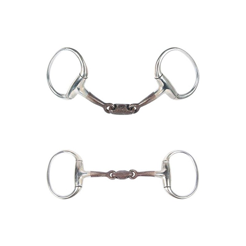 Harry´s Horse Olivenkopftrense Sweet Iron doppelt gebrochen 13mm, Größe:12.5