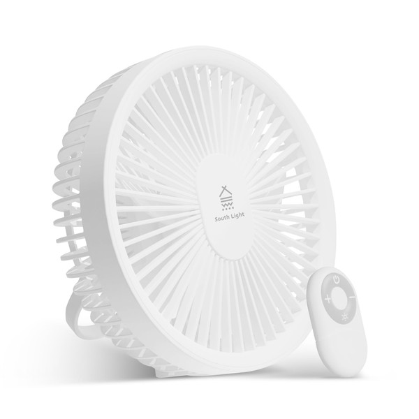 2023 Desktop Wall Hanging Fan, 3 in 1 Model, Magnetic Remote Control, LED Lighting Function, Circulator, USB Charging, 3 Levels of Air Flow Adjustment, Powerful Blow, Mini Fan, Hanging, Large Airflow, Type-c, Speed Charging, Heatstroke Prevention, Outdoo