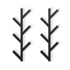 Funvalley Surperfect 2Pack Coat Rack Wall Mounted, Entryway Hall Tree