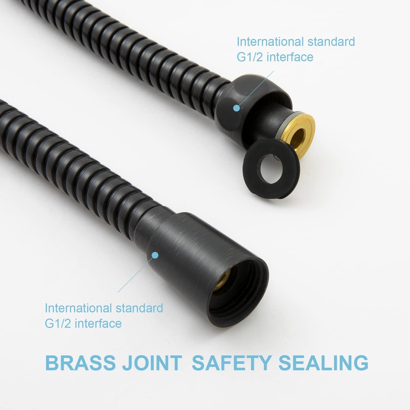 OFFO Shower Hose Oil Rubbed Bronze Kink Free Stainless Steel