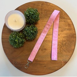 Light Pink Tonal Lanyards - Length: Lanyard, Clasp: Swivel Clasp