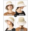 Loo&c Straw Hat, Wide Brim, Raffine, Straw Hat, Women's, Large