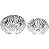 WENKO Drain Sieve-Set of 2, Silver Shiny, Ø 6 +
