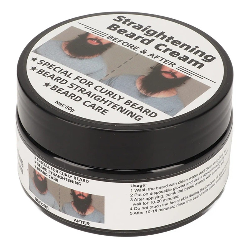 Crema Acondicionadora Suavizante Para Barba Que Reduce El En