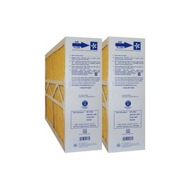 Genuine M1-1056 Size 16" x 25" x 5" (Actual Size: 15 3/8" x 25 1/2" x 5 1/4") MERV 11 PACK OF 2 FILTERS…