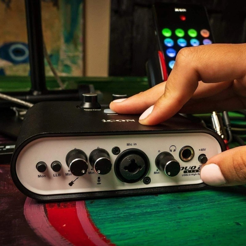 Icon Pro Audio DUO22 Live - USB Livestream Audio Interface