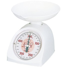 タニタ(Tanita) クッキングスケール キッチン はかり 料理 アナログ 500g 2g単位 ホワイト 1345-WH