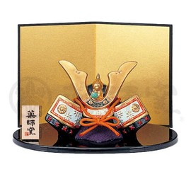 Kinsai Shussei Helmet (Golden Dragon, Small) 2.4 inches (6 cm) | May Doll Tango no Sekku