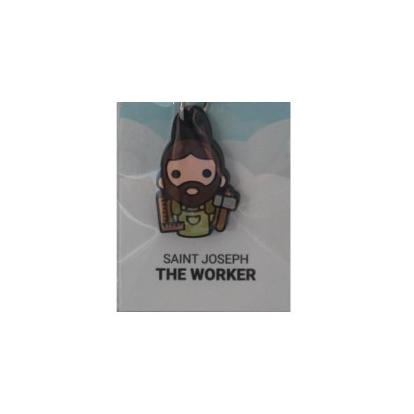 Tiny Saints Saint Joseph The Worker Keychain