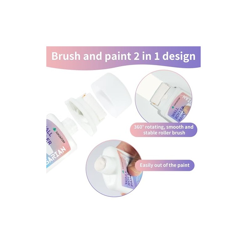 Wall Paint Kit - 2X Concentrated Formula Wall Repair Roller