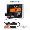 Linkstyle Small Engine Tachometer, Backlight Digital Tachometer Tach Gauge Meter