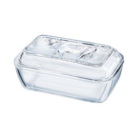 Luminarc Embossed Banana Split Gourmande Dish in Glass, Set of 6 AH2149 (1193)