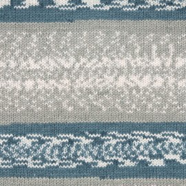 Gründl Scandinavia, Norwegian pattern straight from the ball, 100 g/165 m, 70% polyacrylic/30% wool, NS 4-5 (07 blue-light grey-natural)