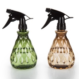 2 Pcs Spray Bottles, 500 ml/17 oz Empty Water Spray Bottles, Plastic Reusable Adjustable Mist Sprayer Squirt Bottles Containers Refillable for Cleaning Solutions, Gardening, Plants, Hair Misting