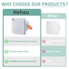 Hehou 5.9 Inch Bathroom Exhaust Fan with Humidity Sensor and