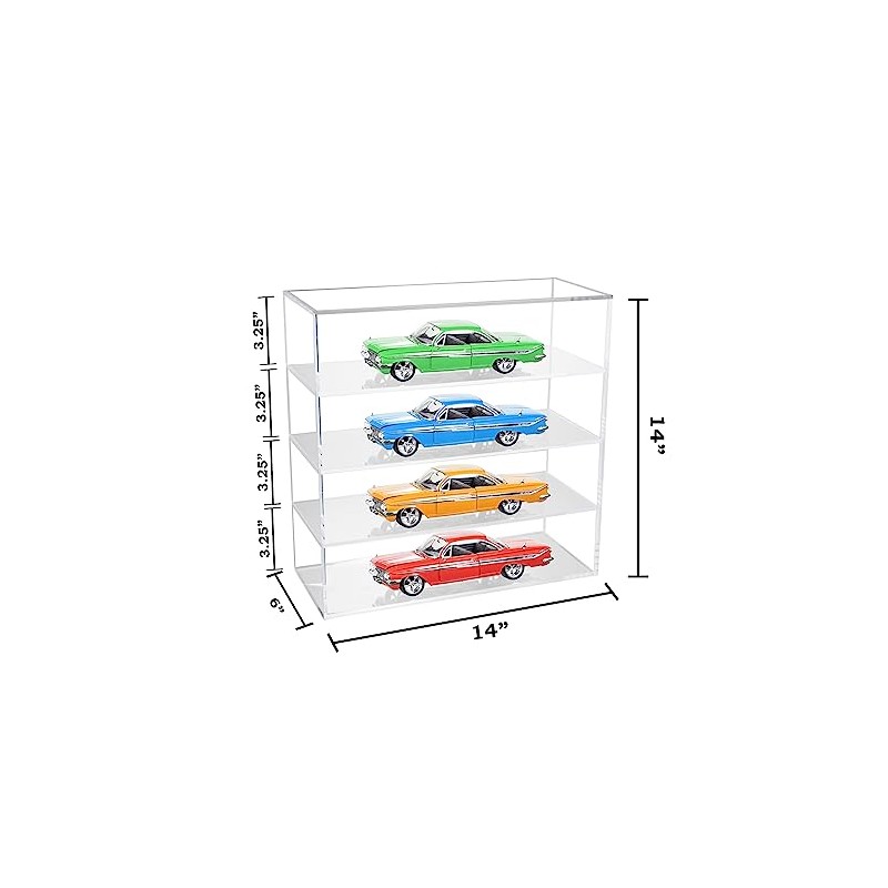 Better Display Cases Model Train Acrylic Table Top Display Case