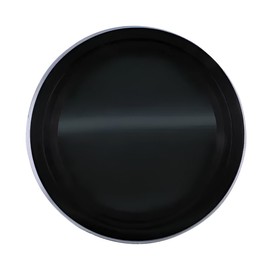 Brixwell 12" Dark Tinted Round Porthole Window Tempered Glass for 1/8" or 1-1/2" Wall with Black Powder Coated Aluminum Frame for Van Window Replacement, 31% Dark Tint