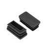 sourcing map Plastic Plug End Caps 30mm x 15mm Rectangular
