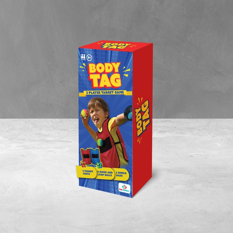 Mad Monkey 2000044 Velcro Catching Game Blue Red