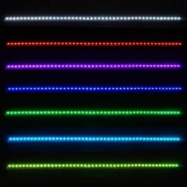 iJDMTOY 20 inches 48-LED RGB LED Knight Rider Scanner Lighting Bar Compatible with Car Interior or Exterior Decoration