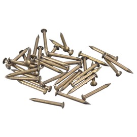 uxcell 120 Pcs Small Tiny Nails 2mmx20mm(DxL) Tiny Brass Nails Hardware Nails Small Nail for Wooden DIY Decorative Boxes Household Accessories, Bronze Tone