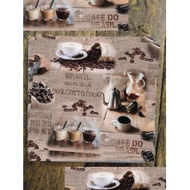 20-ct 13x13 Fall Napkins Brasil Coffee Napkins Decorative Paper Napkins Thanksgiving Napkins Fall Paper Napkins Thanksgiving Paper Napkins Fall Cocktail Napkins Vintage Napkins Latte Paper Napkins