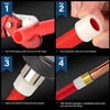 3/4" Expansion Copper Stub Out Pex-A, 3/4" x 8" Straight