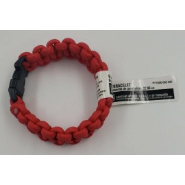 Everbilt Paracord Survival Bracelet, Hiking Outdoor Gear, Unisex Adult, 9in, Red