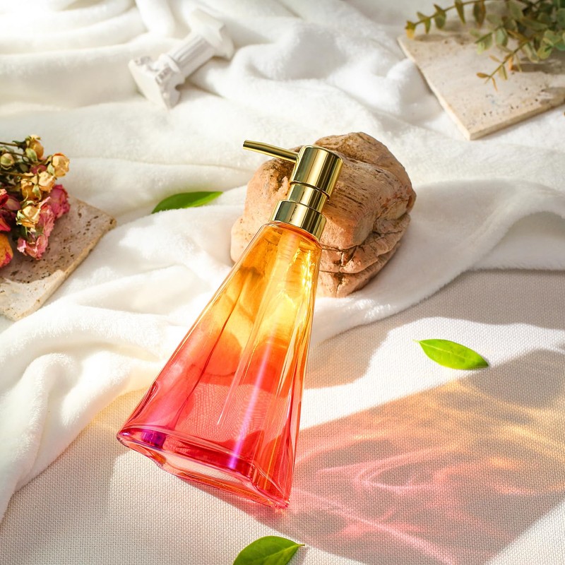 YunNasi Soap Dispenser with Pump, Refillable Liquid Hand Soap Dish