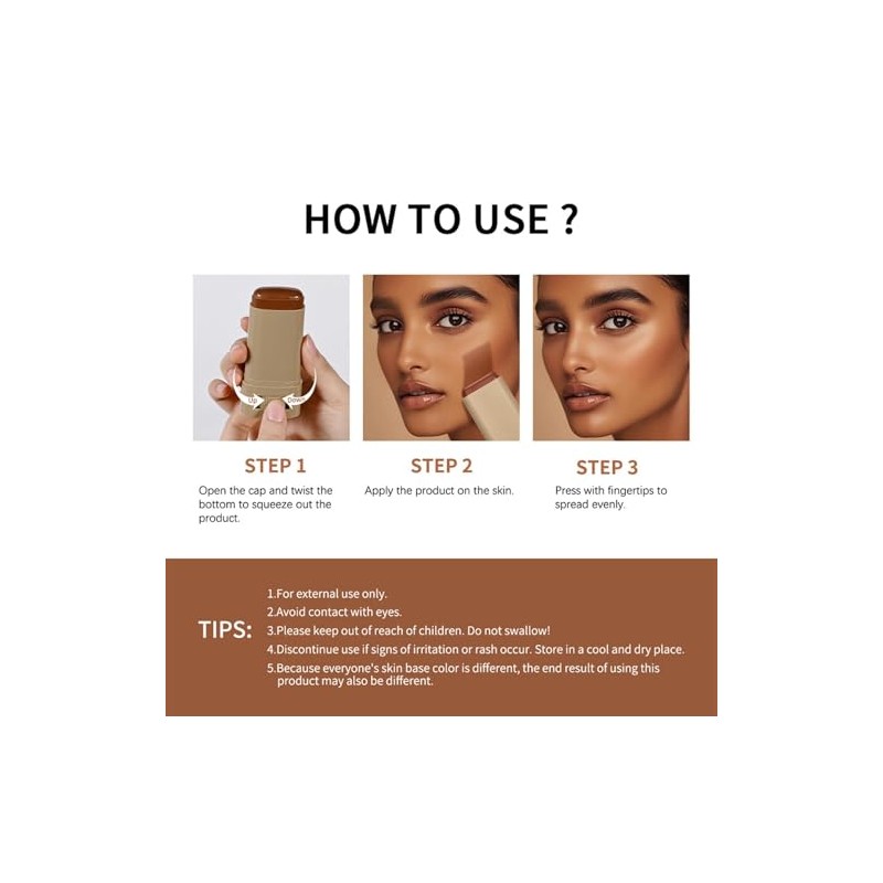 Base de Maquillaje en Barra, Base Maquillaje y Corrector Multi