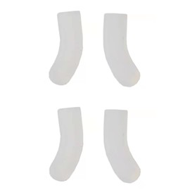 Rubber Silicon Push On Type Nose Pads Buds for Glasses Sunglasses Frames Reading Eye Wear HNP132 (Milk White - 2 Pairs)