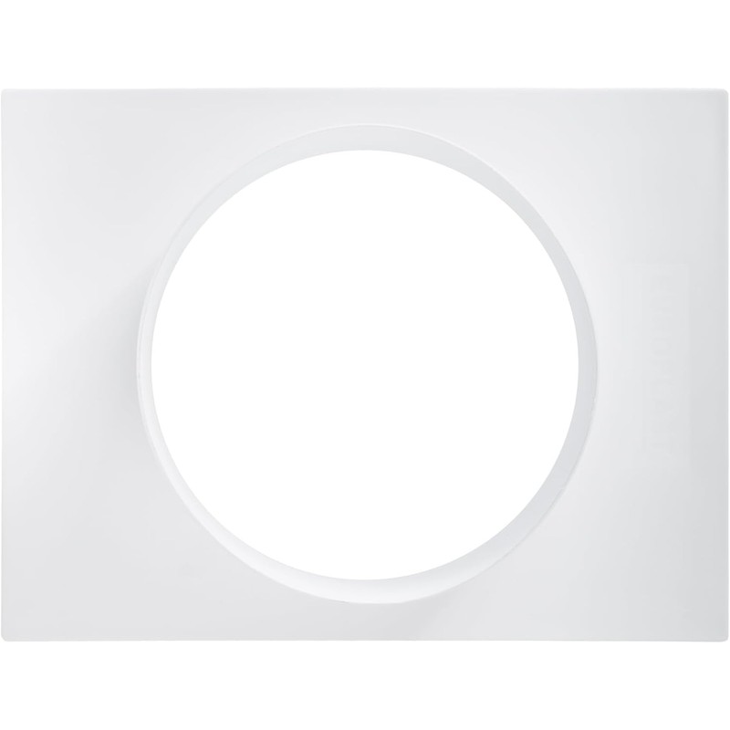 Vent Systems 6" Inch White Plastic Duct Connector Male-Fit Flange