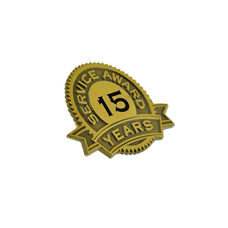 PinMart 15 Years of Service Award Lapel Pin