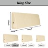 PYXAYS Headboard Wedge Pillow，King Headboard Pillow，Reading Pillow for Bed，backrest Pillows