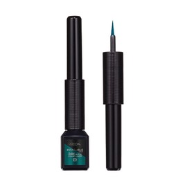 L'OREAL PARIS Delineador de Ojos, Infallible Liquid Matte, 04 Emeraude, 1, 11 grams