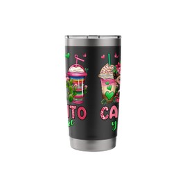 Cafecito y chisme coffee cups Stainless Steel Insulated Tumbler