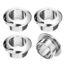 sourcing map 4Pcs Cable Hole Cover, 12/32 inch(18mm) ABS Office Desk Cable Wire Cord Grommet Cable Cord Organizer for Office Desktop Wire, Silver