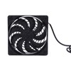 Solar Panel Fan Dual Exhaust Fans Air Ventilation Heat Dissipation