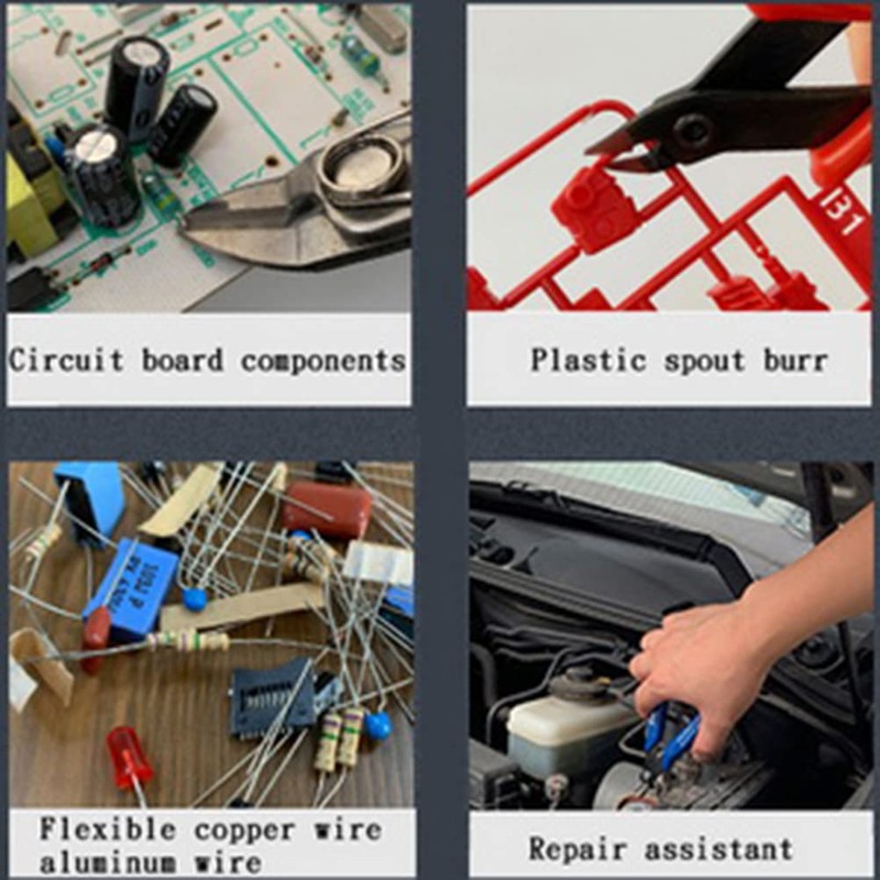 2 Pcs Wire Cable Cutter, Flush Cutters Side Cutters Durable
