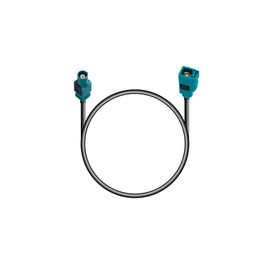 Vecys Fakra Z Male to Female Adapter Cable 25 cm / 9.84 in Fakra Z Male to Fakra Z Female Antenna Adapter Cable RG174 for Universal GPS Antennas, Navigation System DAB