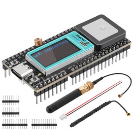 Wireless Tracker Module with TFT Display and Upgraded Antenna Kit Compatible with Arduino Supports WiFi LoRa GNSS GPS Development Board (863-928Mhz)